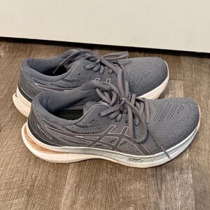 Asics Women's Charcoal and Pink Athletic Shoes